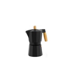 Cafetera italiana BRA A791712 MARKET para 12 tazas Negro