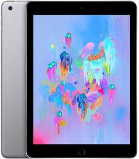 RENEWED Apple iPad 2018 32GB WiFi Space Grey sin cable, sin cargador,1 ao CAR