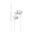 Auricular Intrauditivo Aiwa Estm-500wt White Diamond Carcasa De Alumino Driver 10mm Con Iman N40 Y Diafragma De Titanio Contr