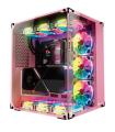 Talius Caja Atx Gaming Cronos Orchid RGB Cristal Templado USB 3.0 (Incluye 3 Ventiladores)