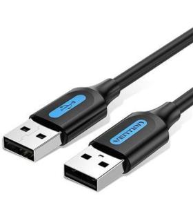 Cable USB 2.0 Vention COJBC/ USB Macho - USB Macho/ 480Mbps/ 25cm/ Negro