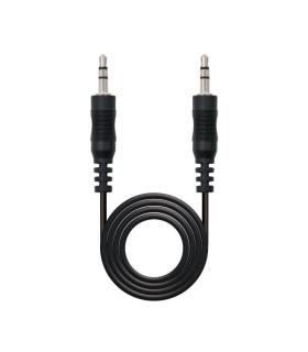 Cable Estreo Nanocable 10.24.0105/ Jack 3.5 Macho - Jack 3.5 Macho/ 5m/ Negro