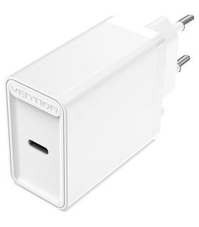 Cargador de Pared Vention FAIW0-EU/ 1xUSB Tipo-C/ 30W