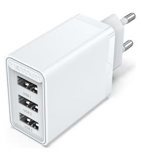 Cargador de Pared Vention FEAW0-EU/ 3xUSB