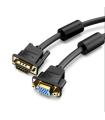 Cable Alargador SVGA Vention DAGBH/ VGA Macho - VGA Hembra/ 2m/ Negro