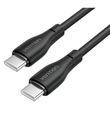 Cable USB Tipo-C Vention H27BF/ USB Tipo-C Macho - USB Tipo-C Macho/ 60W/ 480Mbps/ 1m/ Negro