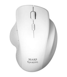 Ratn Gaming Inalmbrico Mars Gaming MMWERGO/ Hasta 3200 DPI/ Blanco