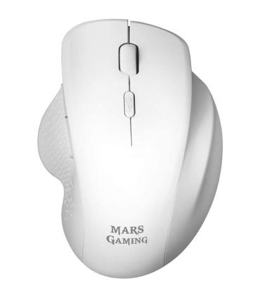 Ratn Gaming Inalmbrico Mars Gaming MMWERGO/ Hasta 3200 DPI/ Blanco