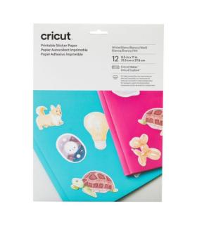 Cricut 2009491 etiqueta decorativa engomada Papel Blanco Desmontable