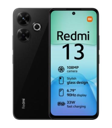 Smartphone Xiaomi Redmi 13 8GB/ 256GB/ 6.79\'/ Negro Medianoche