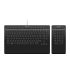 3Dconnexion Keyboard Pro with Numpad teclado Oficina USB + RF Wireless + Bluetooth QWERTZ Alemn Negro