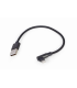 CABLE USB GEMBIRD 2.0 A LIGHTNING 0,2M