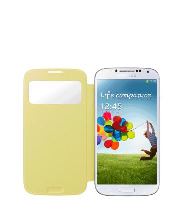 Samsung S View funda para teléfono móvil Libro Amarillo