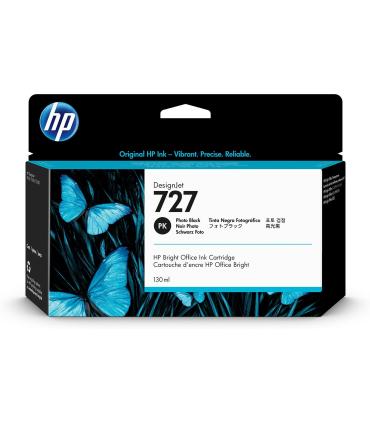 HP Cartucho de tinta DesignJet 727 negro fotográfico de 130 ml