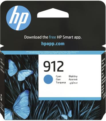 HP Cartucho de tinta Original 912 cian