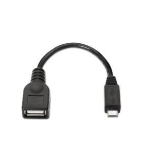 AISENS A101-0031 cable USB USB 2.0 0,15 m USB A Micro-USB B Negro