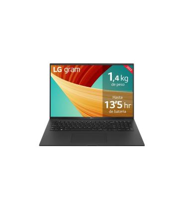 LG Gram 17Z90R Intel® Core™ i7 i7-1360P Portátil 43,2 cm (17") 2K 32 GB LPDDR5-SDRAM 512 GB SSD NVIDIA GeForce RTX 3050 Wi-Fi 6