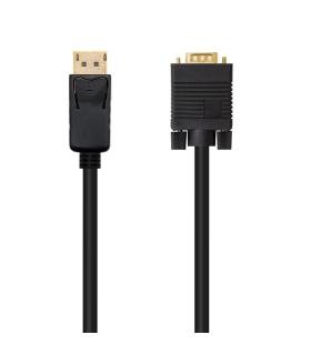 Nanocable Cable conversor DISPLAYPORT a VGA, DP M - VGA M, Negro, 3.0 M