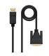 Nanocable Cable conversor DISPLAYPORT a DVI, DP M - DVI M, Negro, 3.0 M