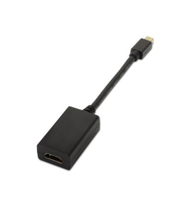 AISENS A125-0137 adaptador de cable de vídeo 0,15 m Mini DisplayPort HDMI Negro