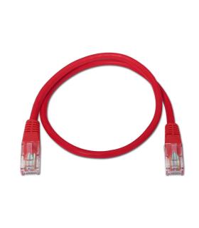 AISENS A133-0187 cable de red Rojo 0,5 m Cat5e U UTP (UTP)