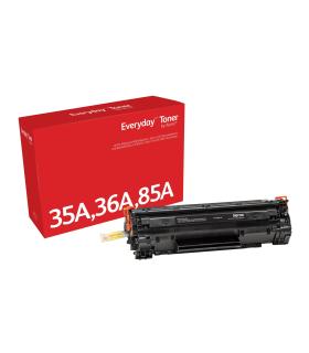 Everyday El tóner ™ Negro de Xerox es compatible con HP 35A 36A 85A (CB435A  CB436A  CE285A), Capacidad estándar