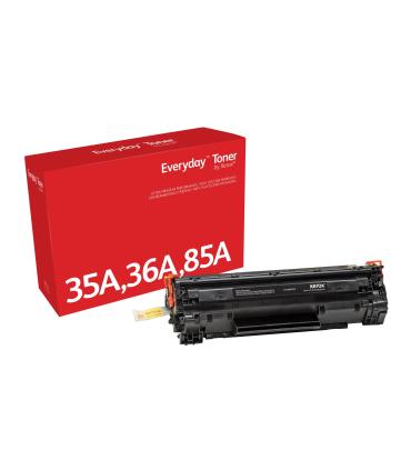 Everyday El tóner ™ Negro de Xerox es compatible con HP 35A 36A 85A (CB435A  CB436A  CE285A), Capacidad estándar