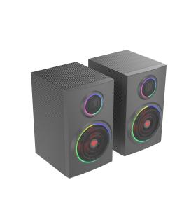 GENESIS Helium 300 BT conjunto de altavoces 24 W PC ordenador portátil Negro 2.0 canales De 2 vías Bluetooth