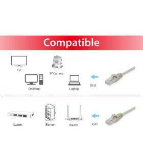 Equip 625411 cable de red Beige 2 m Cat6 U UTP (UTP)