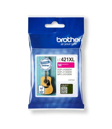 Brother LC-421XLM cartucho de tinta 1 pieza(s) Original Alto rendimiento (XL) Magenta