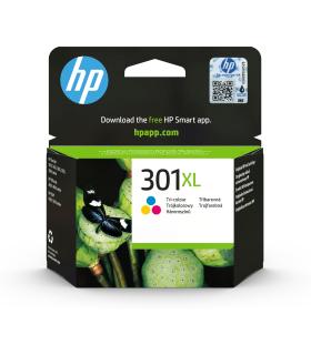 HP Cartucho de tinta original 301XL de alta capacidad Tri-color