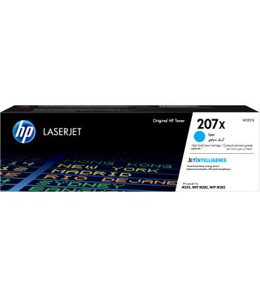 HP Cartucho de tóner Original 207X LaserJet cian de alta capacidad