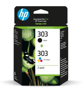 HP Paquete de 2 cartuchos de tinta Original 303 negro tricolor