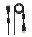 Nanocable CABLE HDMI V1.4 (ALTA VELOCIDAD / HEC) CON FERRITA, A/M-A/M, 1.8 M