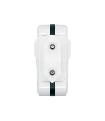 AISENS Cargador USB 17W 5V 3.4A, 2xUSB Con Control AI, Blanco