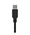 AISENS Cable USB 3.0, Tipo A/M-A/M, Negro, 1.0m