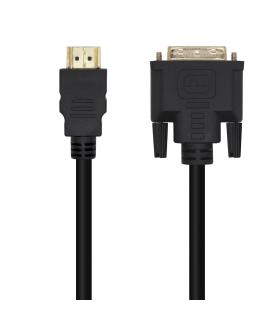 AISENS Cable DVI A HDMI, DVI 18+1 M-HDMI A M, Negro, 3.0m