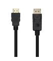 AISENS Cable Conversor DisplayPort A HDMI, DP/M-HDMI/M, Negro, 3.0m