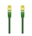 AISENS Cable De Red Latiguillo RJ45 LSZH Cat.7 600 MHz S/FTP PIMF AWG26, Verde, 0.5 m