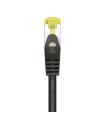 AISENS Cable De Red Latiguillo RJ45 LSZH Cat.7 600 MHz S/FTP PIMF AWG26, Negro, 1.0 m