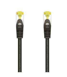 AISENS Cable De Red Latiguillo RJ45 LSZH Cat.7 600 MHz S FTP PIMF AWG26, Negro, 1.0 m