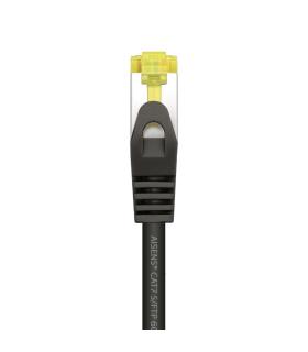 AISENS Cable De Red Latiguillo RJ45 LSZH Cat.7 600 MHz S FTP PIMF AWG26, Negro, 2.0 m