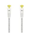 AISENS Cable De Red Latiguillo RJ45 LSZH Cat.7 600 MHz S/FTP PIMF AWG26, Blanco, 2.0 m