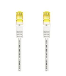 AISENS Cable De Red Latiguillo RJ45 LSZH Cat.7 600 MHz S FTP PIMF AWG26, Blanco, 2.0 m