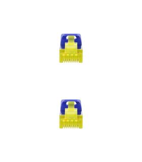 Nanocable Cable de red latiguillo RJ45 LSZH Cat.6A SFTP AWG26, Azul, 0.5m