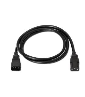 AISENS A132-0171 cable de transmisión Negro 1,5 m C13 acoplador C14 acoplador