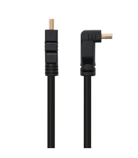 Nanocable CABLE HDMI ACODADO V1.4 (ALTA VELOCIDAD   HEC), A M-A M, 1.8 M