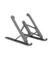 AISENS Soporte De Sobremesa Ajustable Para Portatil / Tablet, Gris Oscuro