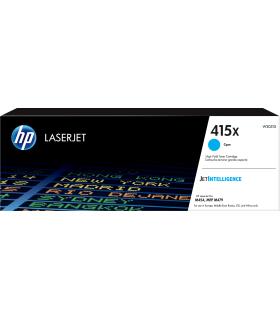 HP Cartucho de tóner Original LaserJet 415X cian de alta capacidad