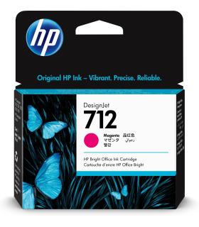 HP Cartucho de Tinta DesignJet 712 magenta de 29 ml